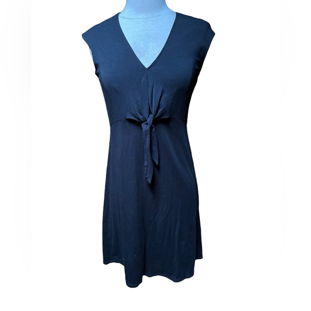 NWOT Garnet Hill‎ Front Tie Stretchy Fit & Flare Dress